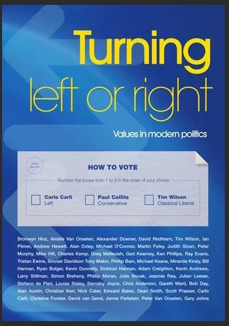 Turning Left or Right: Values in Modern Politics edited by Tim Wilson, Carlo Carli and Paul Collits